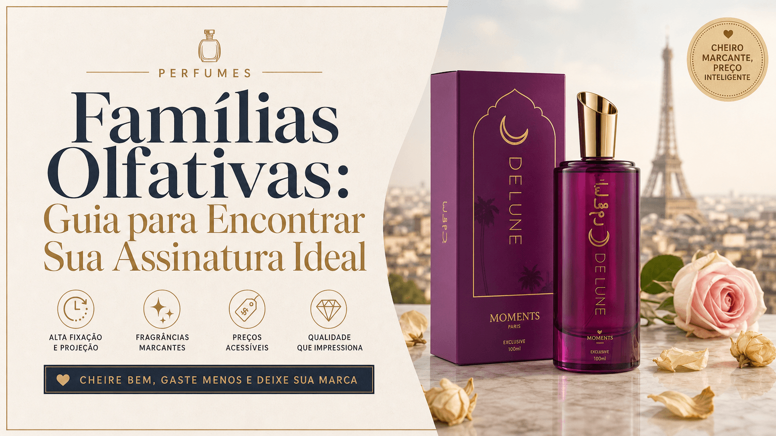 Famílias Olfativas: Guia para Encontrar Sua Assinatura Ideal