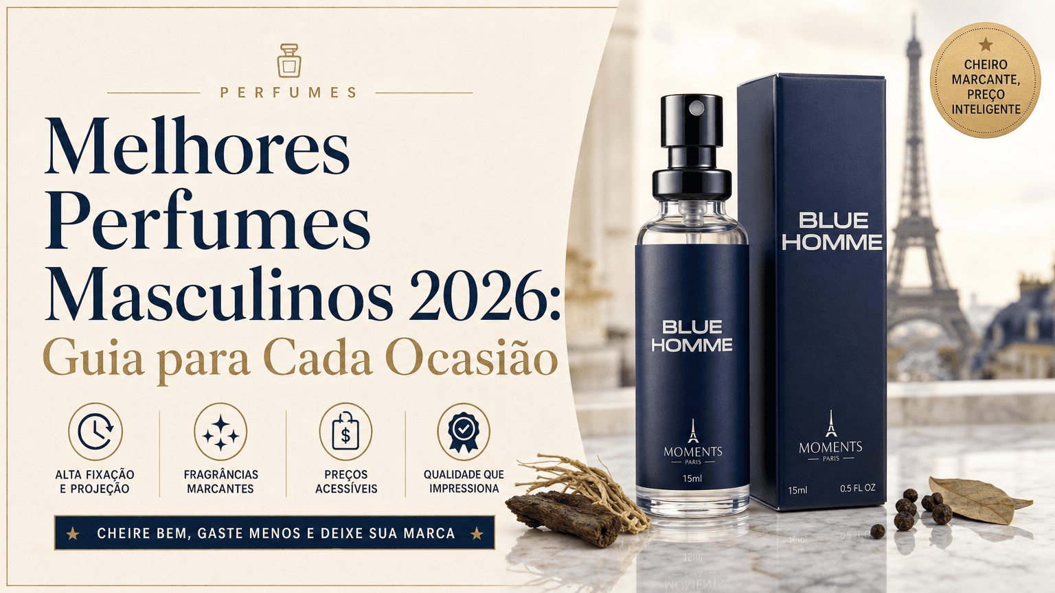 Melhores Perfumes Masculinos 2026: Guia para Cada Ocasião