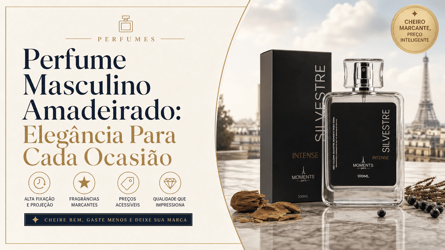 Perfume Masculino Amadeirado: Elegância Para Cada Ocasião
