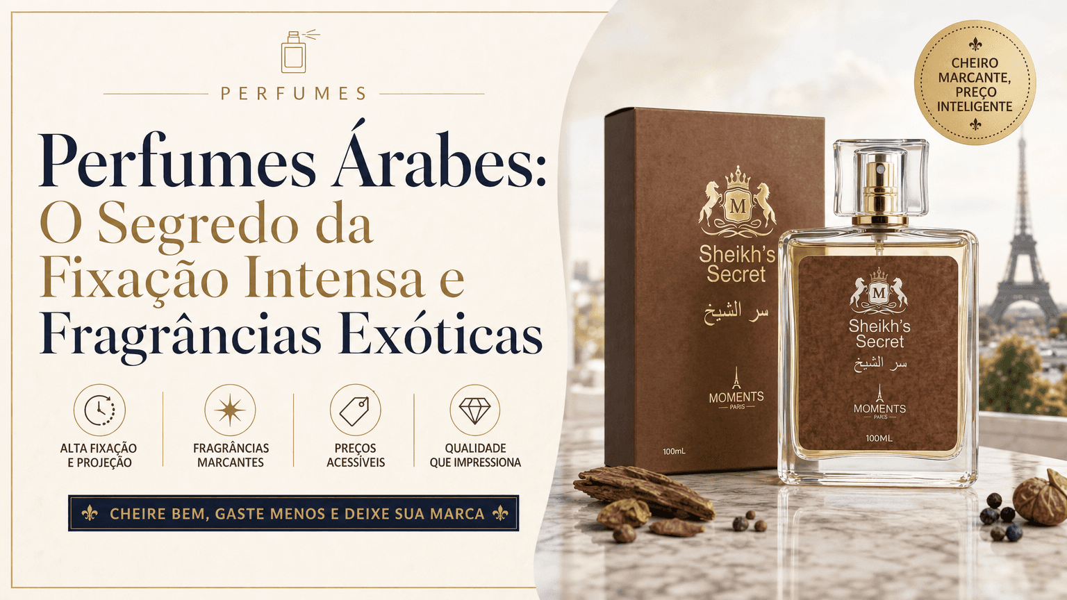 Perfumes Árabes: O Segredo da Fixação Intensa e Fragrâncias Exóticas