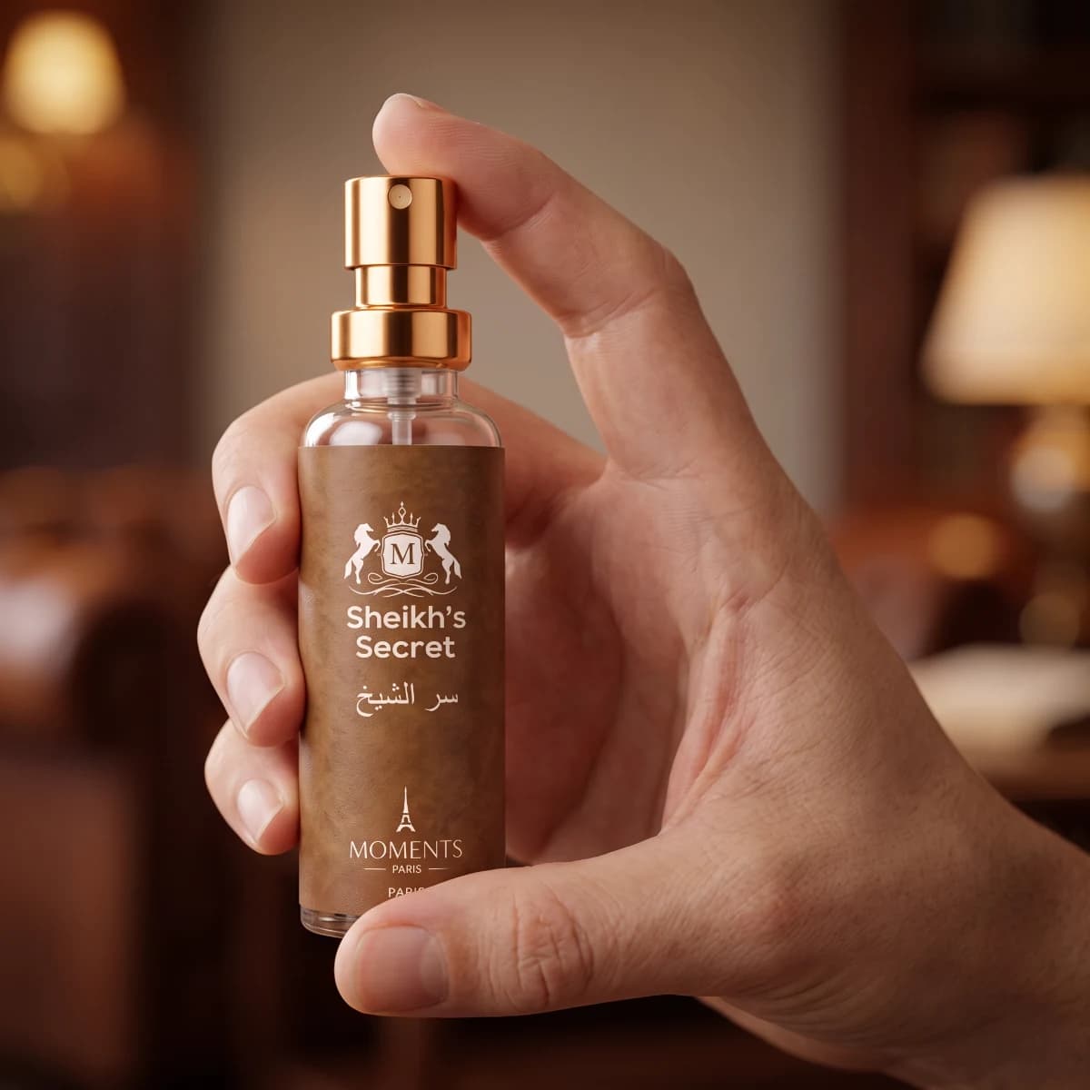 SHEIKHS SECRET 15ml — Perfume Oriental Amadeirado Masculino