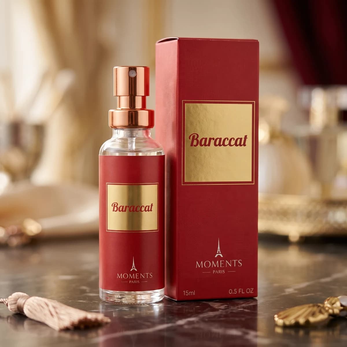BARACCAT 15ml — Perfume Ambarado Amadeirado Unissex — Perfumes Árabes