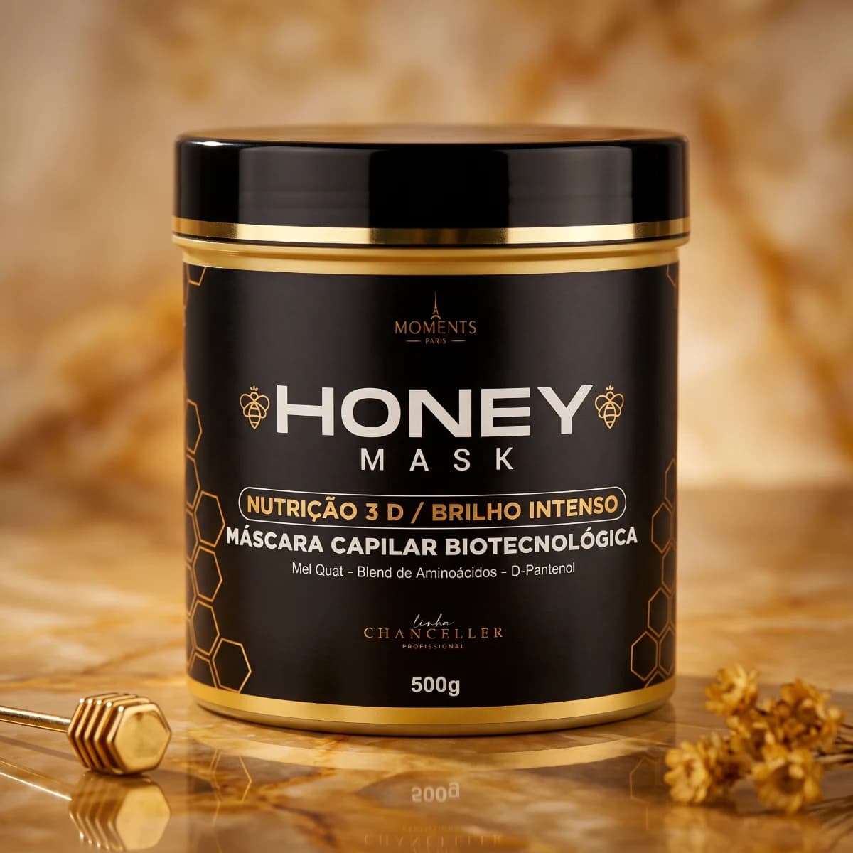 Honey Mask Mel Capilar 500 ml — Hidratação e Nutrição Profunda — Cosméticos Capilares