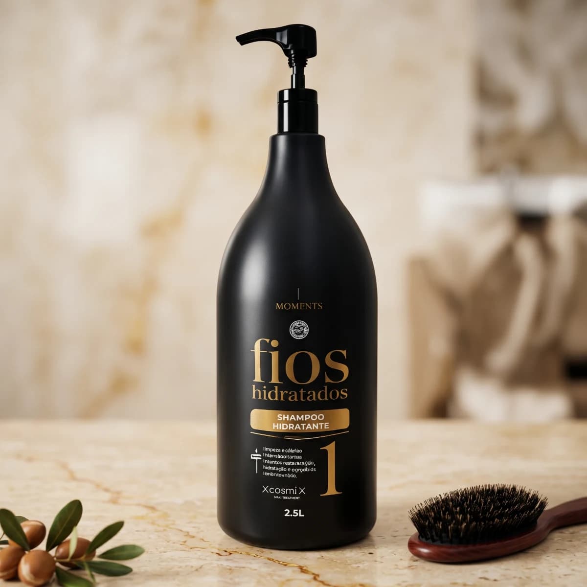Shampoo Hidratante Fios Hidratados — Tratamento Capilar Premium — Cosméticos Capilares