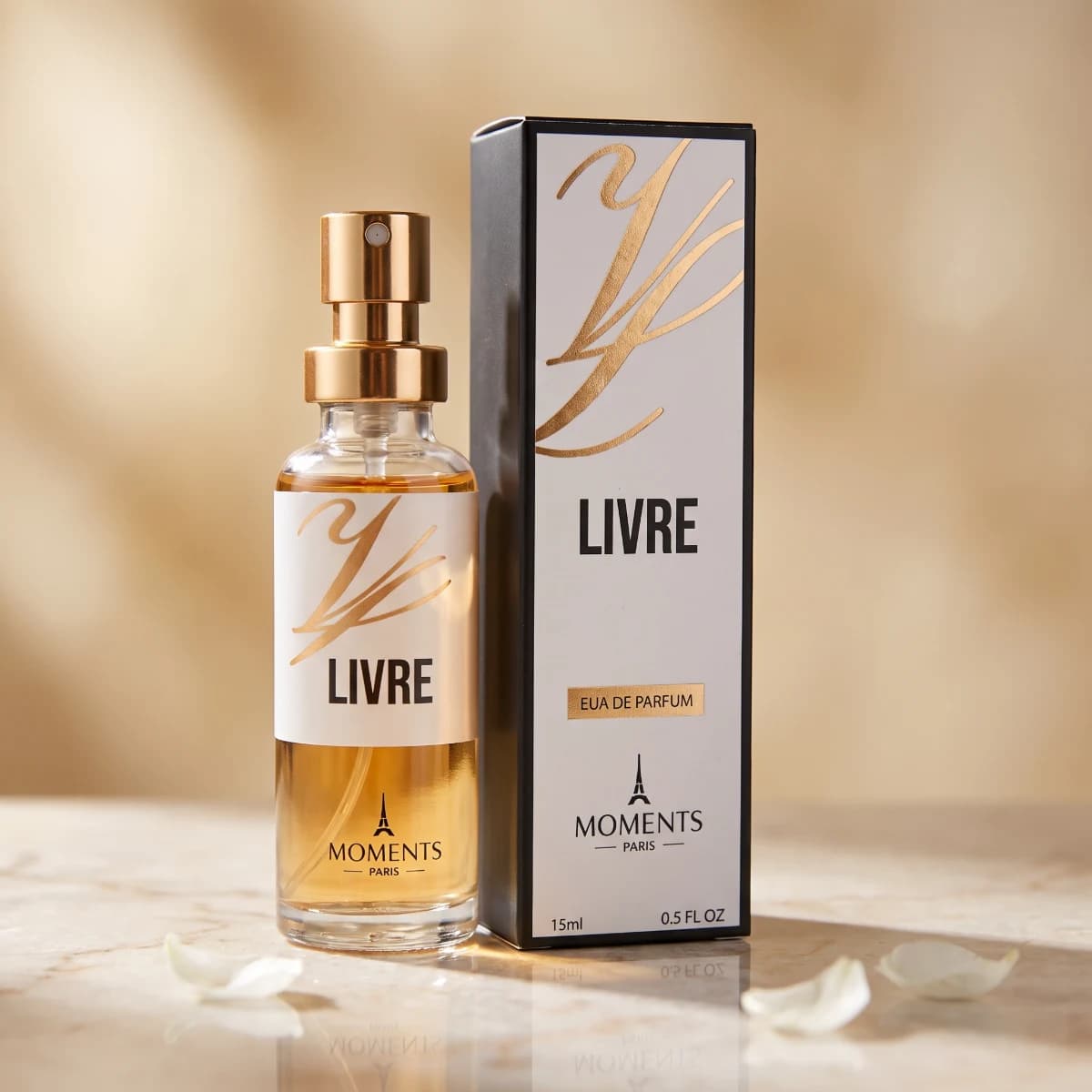 LIVRE 15ml — Perfume Floral Ambarado Feminino — Perfumes Femininos