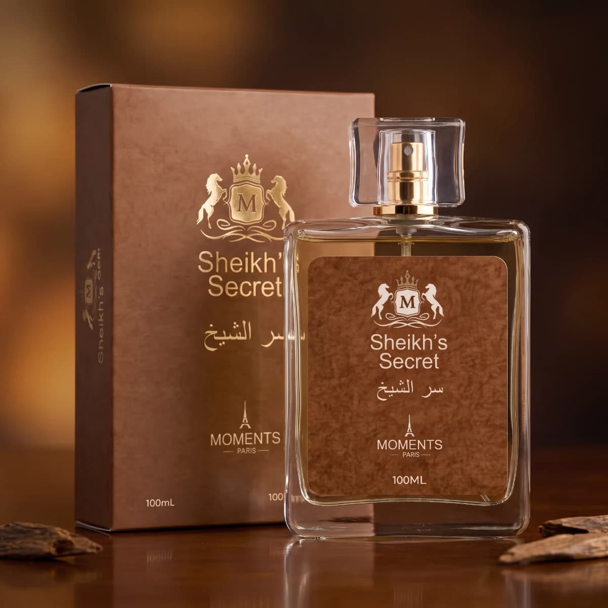 SHEIKH’S SECRET 100ml — Perfume Oriental Amadeirado Masculino