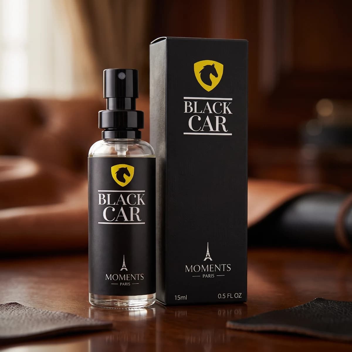 BLACK CAR 15ml — Perfume Aromático Fougère Masculino — Perfumes Masculinos