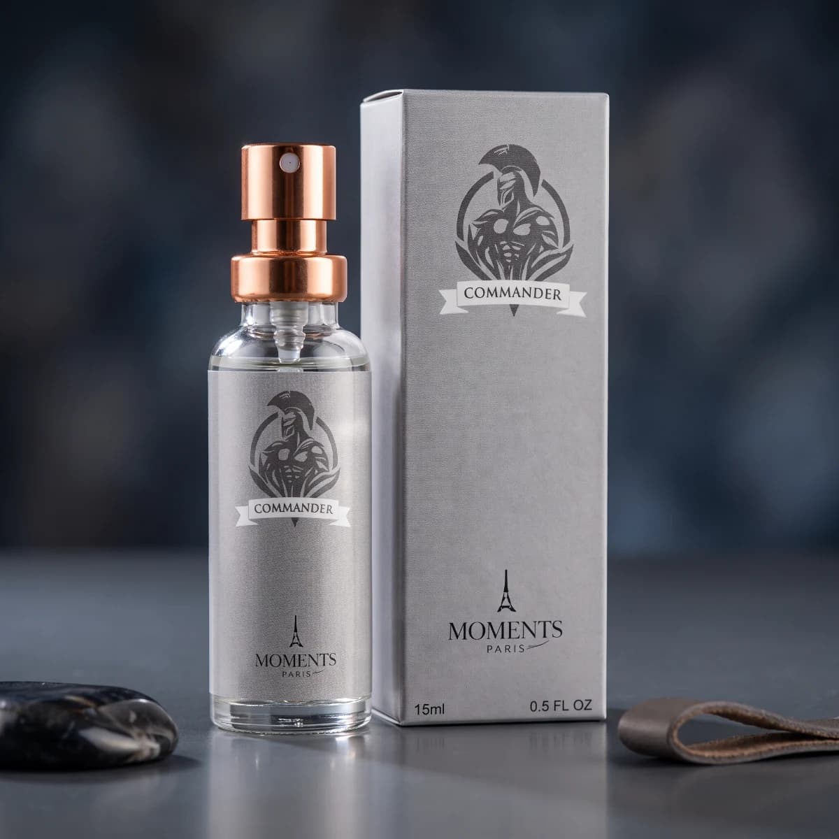 COMANDER 15ml — Perfume Amadeirado Aquático Masculino — Perfumes Masculinos
