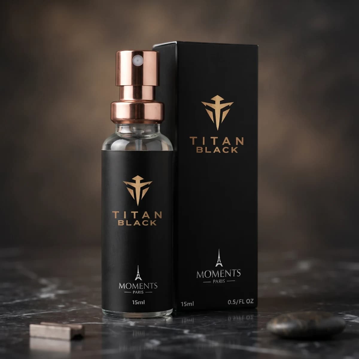 TITAN BLACK 15ml — Perfume Oriental Especiado Masculino — Perfumes Masculinos