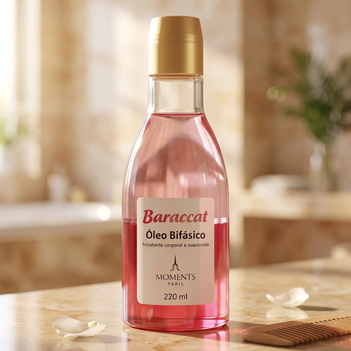 Óleo Bifásico Baraccat — Inspirado em Fragrâncias como Baccarat Rouge 540 — Cosméticos Corporais