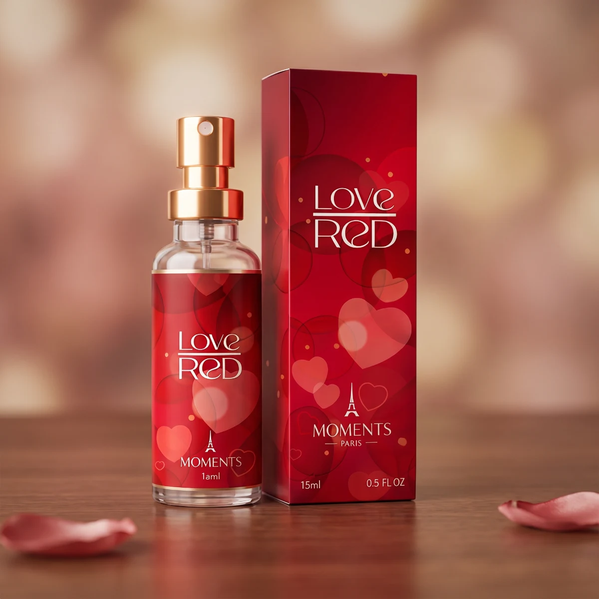 LOVE RED 15ml — Perfume Floral Frutado Feminino — Perfumes Femininos