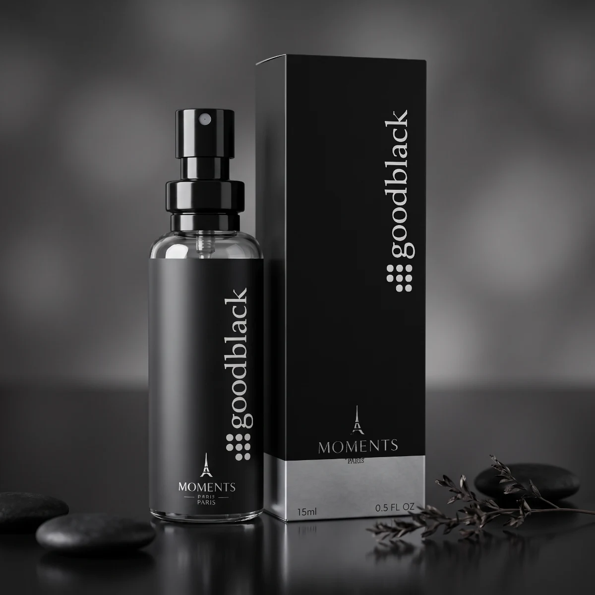 GOODBLACK 15ml — Perfume Amadeirado Ambarado Masculino — Perfumes Masculinos