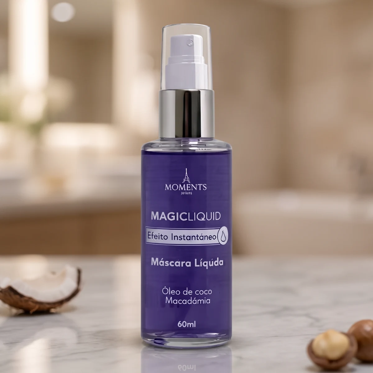 Máscara Magic Liquid 60 ml — Tratamento Capilar Líquido — Cosméticos Capilares